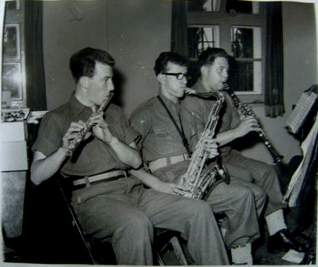 Bob Thompson flute, Colin Howarth tenor & Bob Shaw Clarinet.