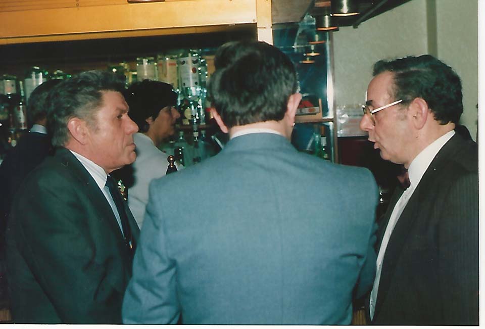 Brian Gill, back of Ken Jackson, Terry McNally