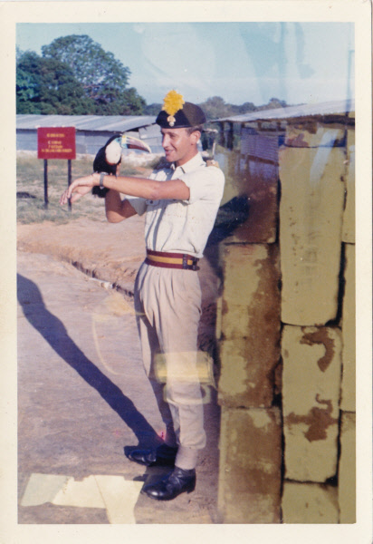 Lt Malcolm Hinxman C Company 1LF at Takama
