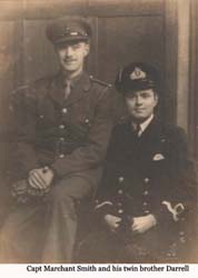 The Navy chap is his twin brother.