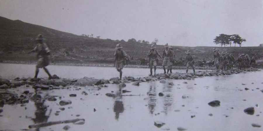 Crossing the Tushih River