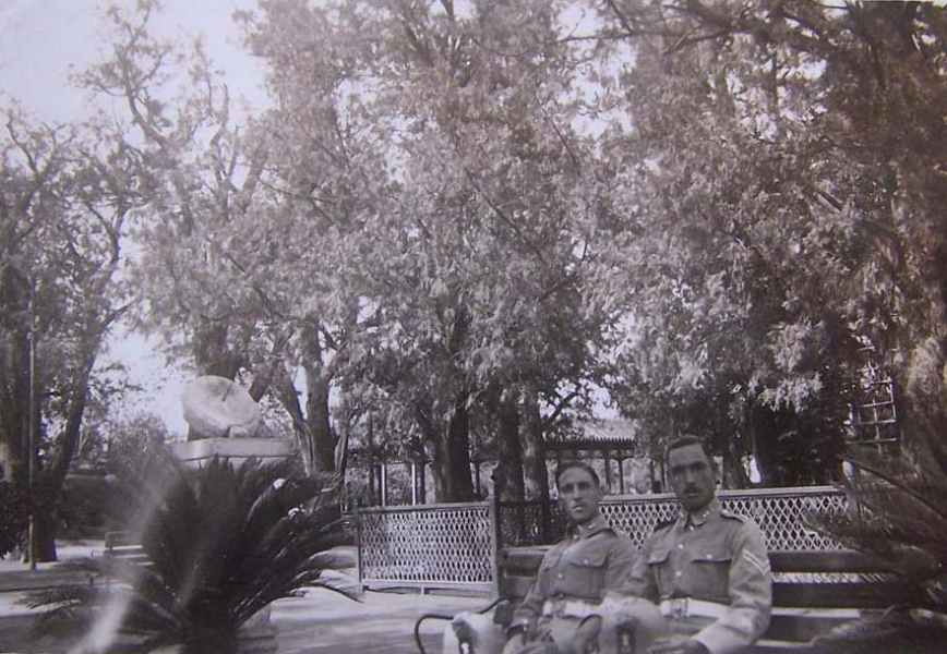 Pekin Central Park Fus Bull and Cpl C E Joyce