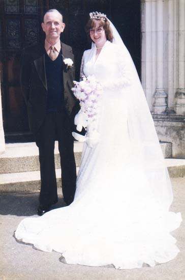 Wedding with Jacquie 1984