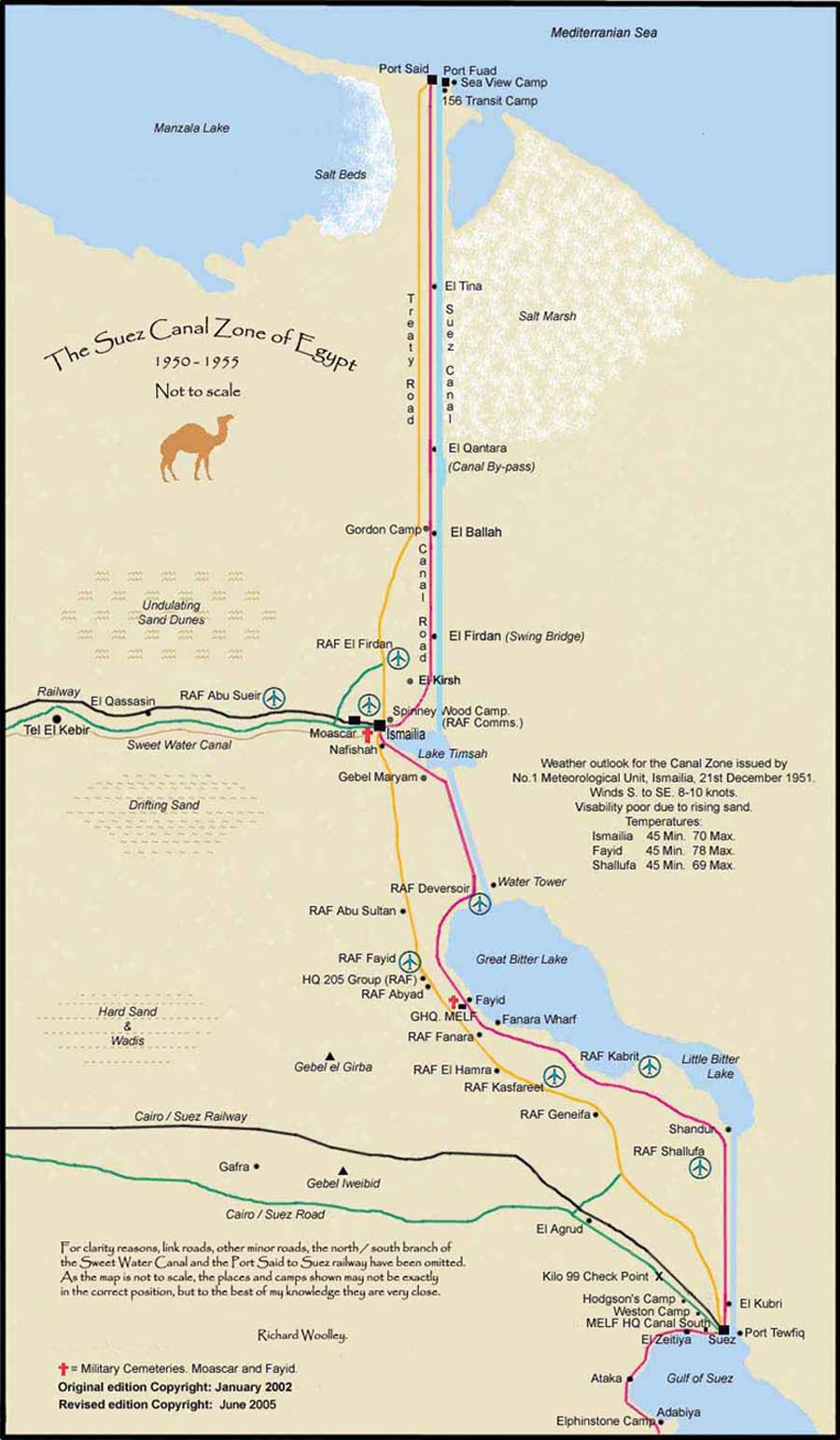 Map by kind permission of Richard Woolley