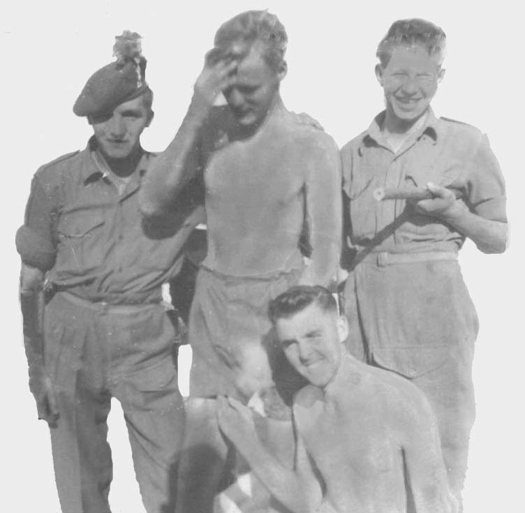 Jim Collier, Steve Wheeler, Steve Lawrence, Harry Gudgeon ( No Order ) I guess Harry 3rd from left