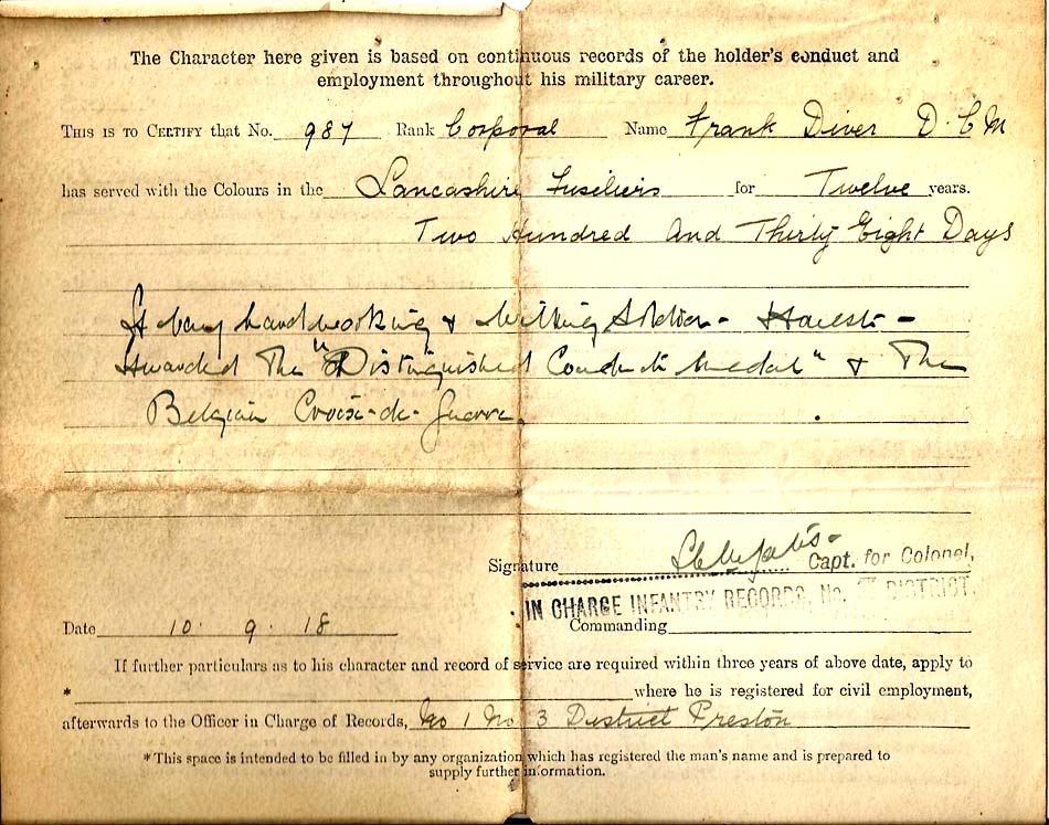Frank Diver documentation