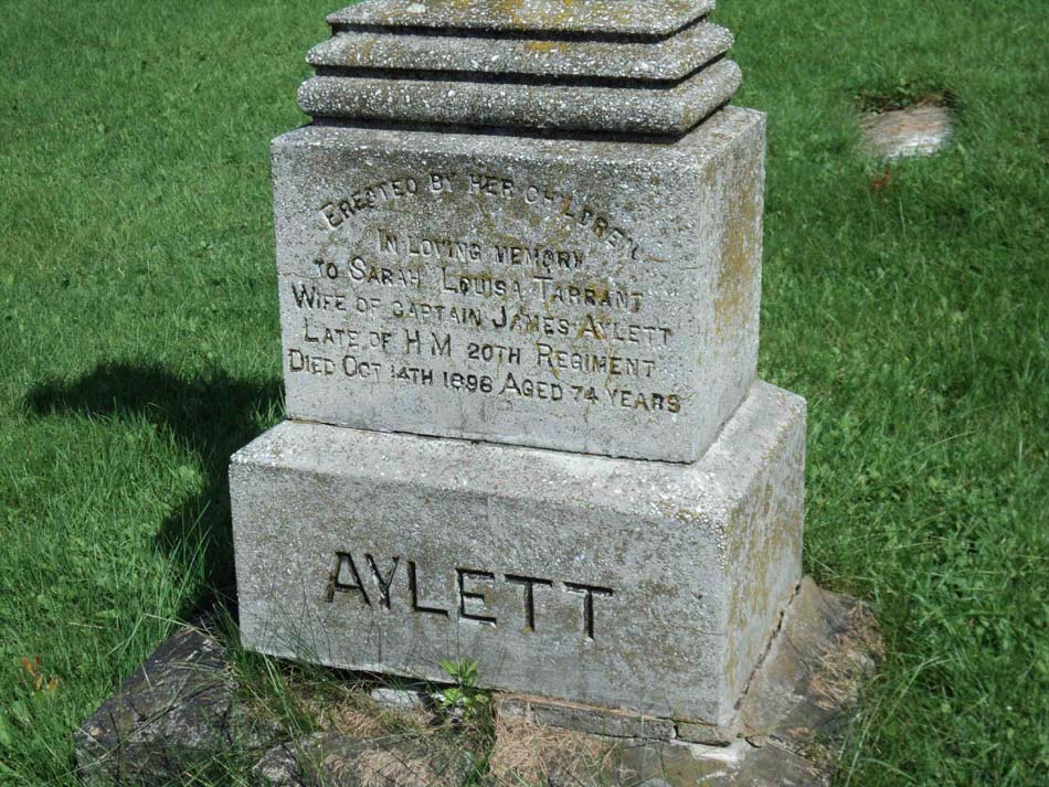 James Aylett's wifes grave