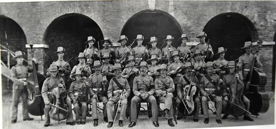 2nd in from the left is John Lynn VC DCM