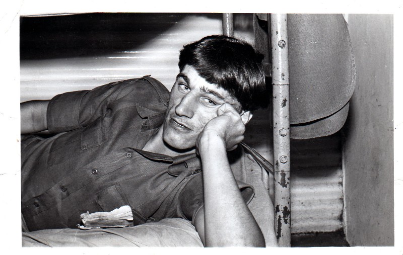 Snorkle Johnson Guardroom Erskine reading the Hong Kong bible
