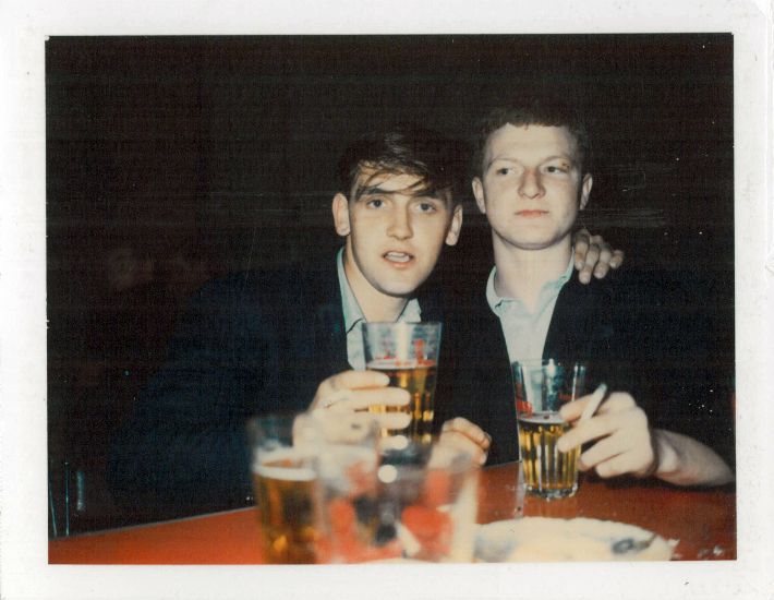 Me and Dave Gallagher after my boxing bout