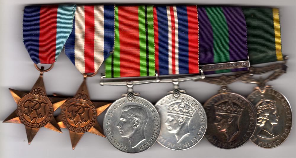 Leslie John Laverick's medals
