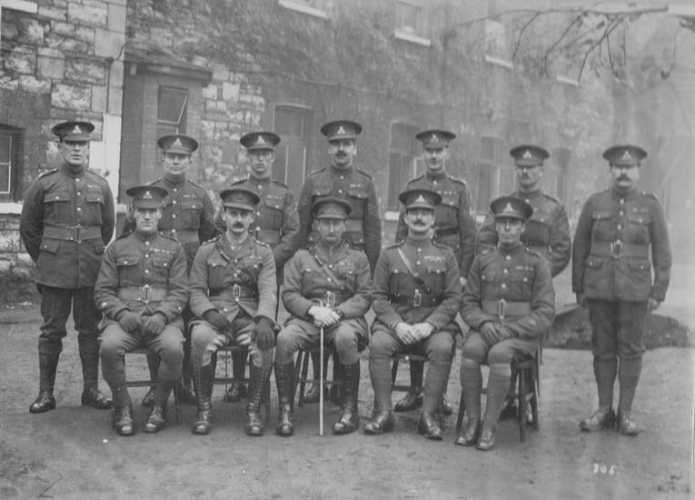 Alfred is on the back row in centre with moustache