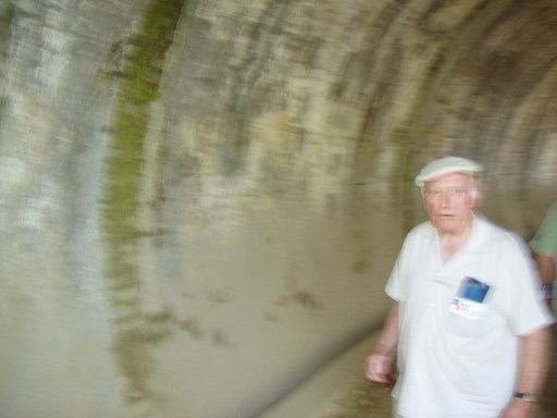 Bill Dalton at the tunnels near Maungdaw