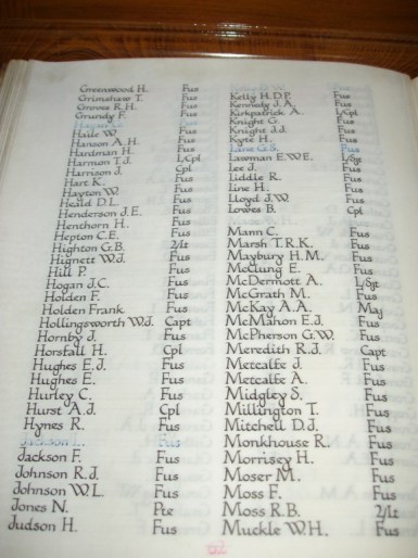 from the Book of Remembrance Rangoon Cathedral