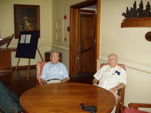 Bill with John Davies from Lytham Ex Royal Artillery