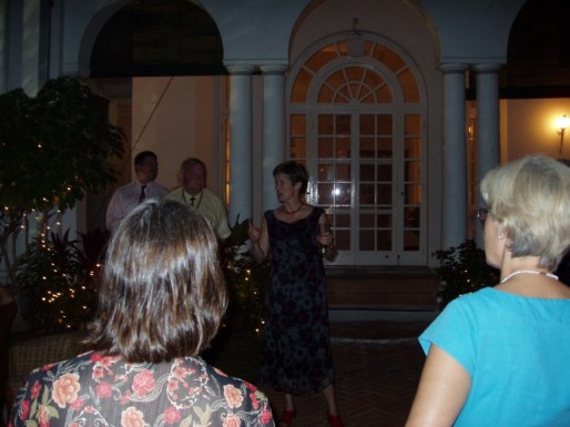 the reception held at the British Ambassador's Residence, Rangoon, hosted by the British Ambassador Ms. Vicky Bowman