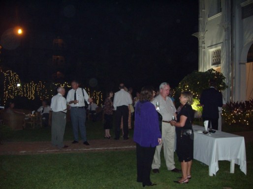 the reception held at the British Ambassador's Residence, Rangoon, hosted by the British Ambassador Ms. Vicky Bowman
