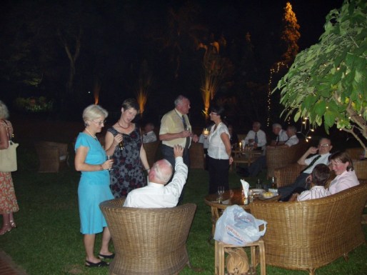 the reception held at the British Ambassador's Residence, Rangoon, hosted by the British Ambassador Ms. Vicky Bowman