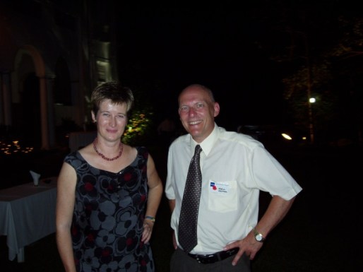 John and the Ambassador Ms. Vicky Bowman.