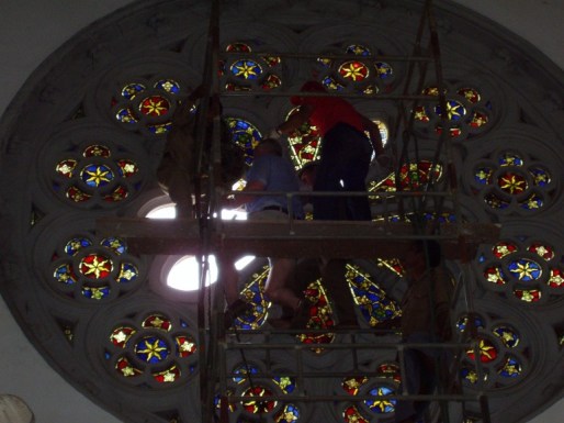 Inside Rangoon Cathedral