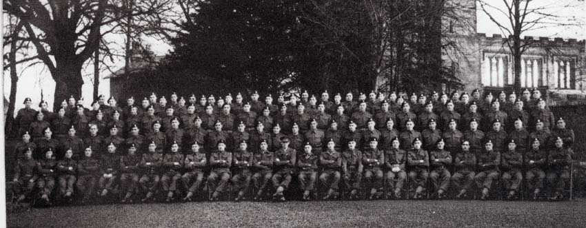 10th Armoured Brigade. Harry is 3rd from the right Front row
