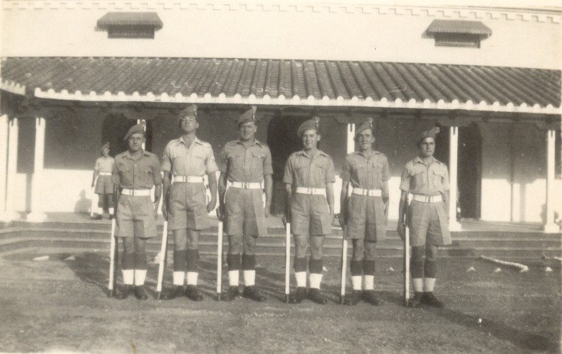 Silent drill display B Company, Lucknow Tattoo Jack Bibby far right