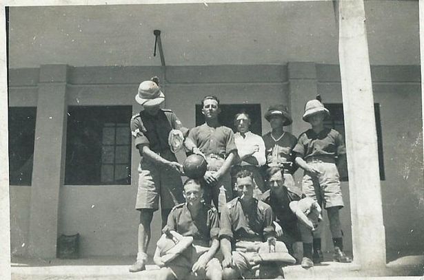 John 'Dusty' Miller pictured with members of the Chindits