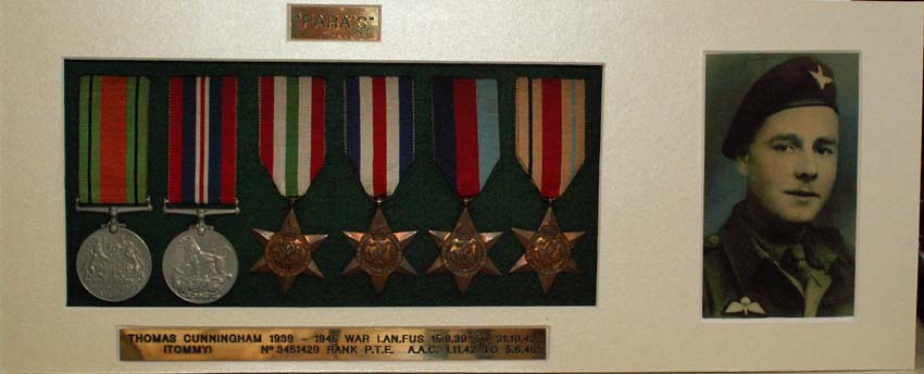Thomas Cunninghams Medals