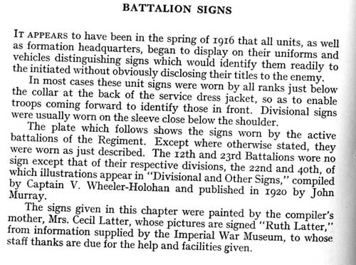 ww1 battle signs for the lancashire fusiliers